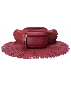 Fashion Fringe Tassel Fanny Pack Waist Bag KL088 RED